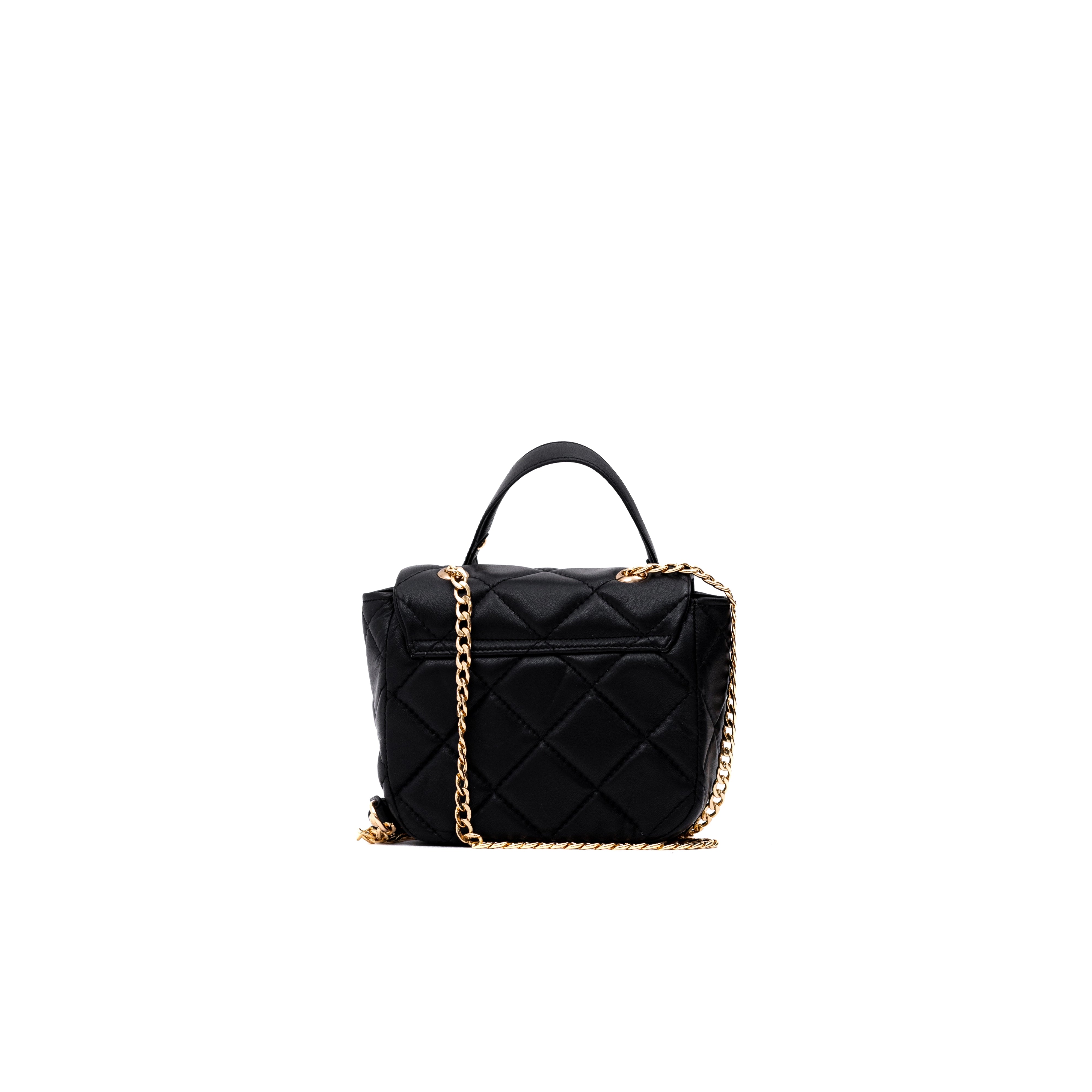 Midnight Elegance Leather Handbag